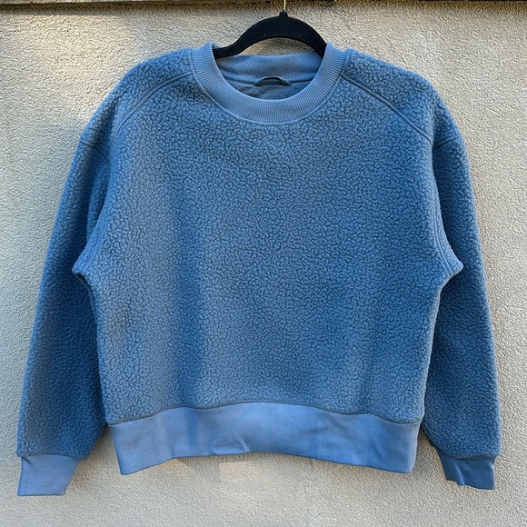 Everlane 🔥 The ReNew Teddy Oversized Crew Sweatshirt RN 139393 Sz XS - Picture 7 of 7